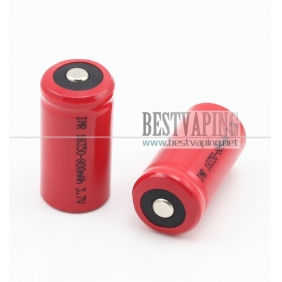 Wholesale Nipple IMR 18350 800mah 3.7V LiMn Battery (2pcs)