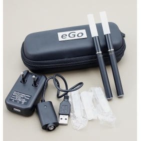 Wholesale 510-T 180mah Electronic Cigarette with Dual Cigarette Stem General Flavor High Content with Portable Bag