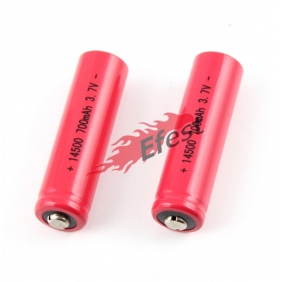Wholesale IMR 14500 700mAh 3.7V LiMn battery( 2pc)