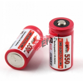 Wholesale Efest IMR battery 16340 3.7V li-Mn 550mah e-cigs/ mods battery (2pcs)