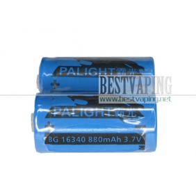 Wholesale PALIGHT BG 16340 880mAh 3.7V Li-ion Battery ( 2 pcs )