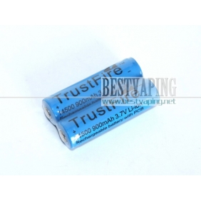 Wholesale TrustFire 14500 900mAh 3.7V Protected Li-ion battery ( 2 pcs )