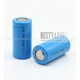 Wholesale IMR 26500 3000mah rechargeable 3.7V Li-Mn Batteries (2pcs)