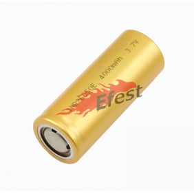 Wholesale IMR 26650 4000mAh 3.7V Rechargeable LiMn battery with Flat top (2 pcs)