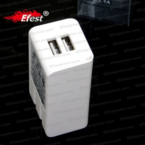 Wholesale Soshine 5 V 2.1A Double Sockets adapter white Color